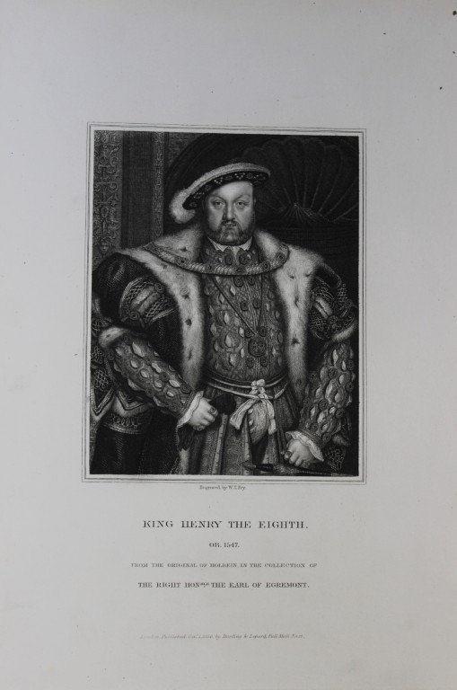 Edward Lodge - Henry VIII engraved by WT Fry 1835