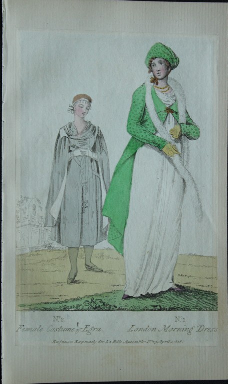 R Ackermann and R Sands - Engraving of London Dresses 1807