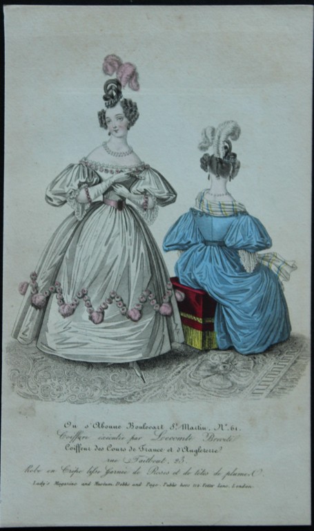 R Sands - Engraving of French Dresses 1816
