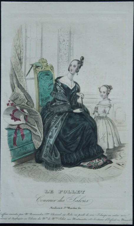 R Sands - Engraving of French Dresses 1816