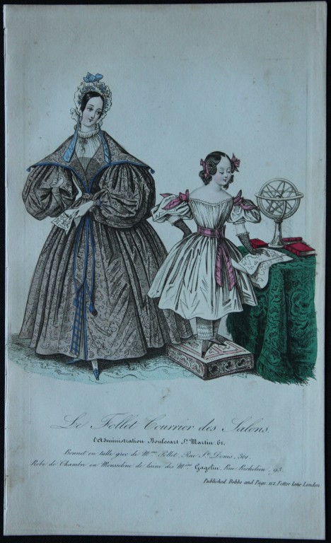R Sands - Engraving of French Dresses 1816
