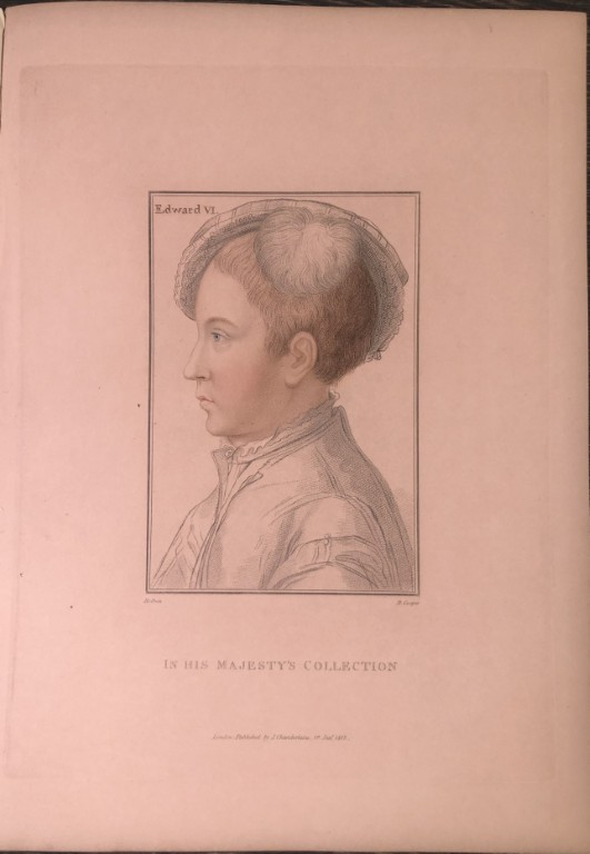 Portrait of Edward VI by Hans Holbein 1812