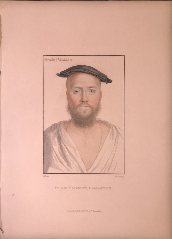 Portrait of George, Lord Cobham by Hans Holbein 1812