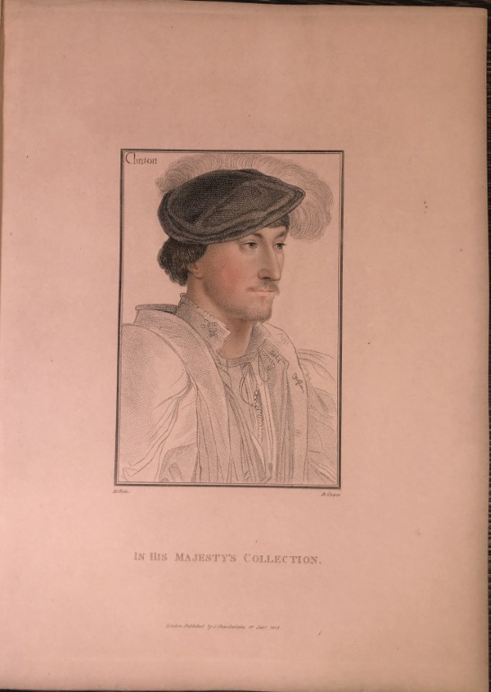Portrait of Edward, Lord Clinton by Hans Holbein 1812