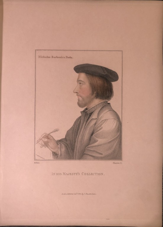 Portrait of Nicholas Borbonius by Hans Holbein 1812