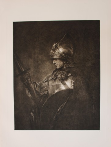 Rembrandt van Rijn - A Man in Armour 1903