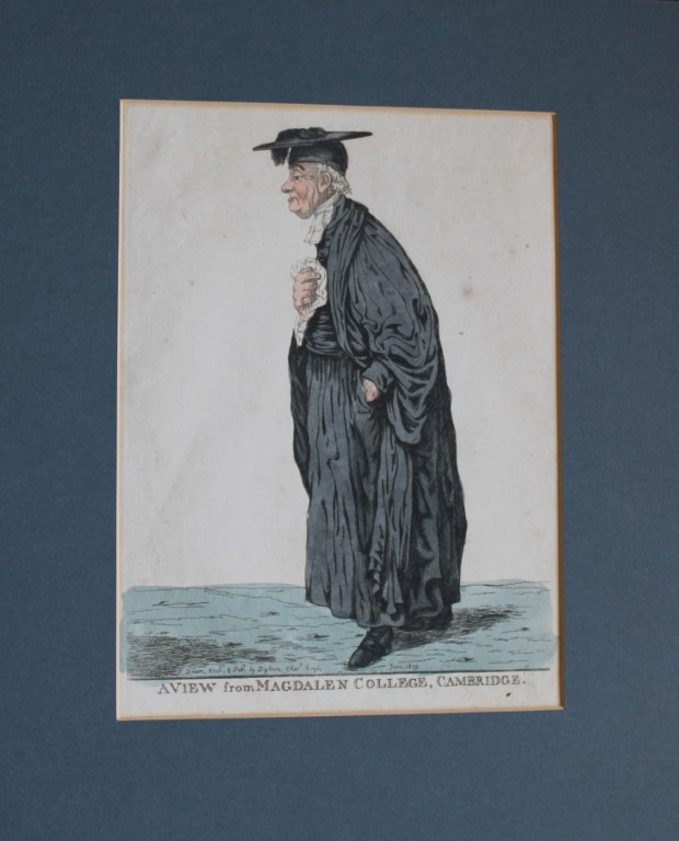 Robert Dighton - Dr William Gretton, Magdalen College, Cambridge 1809