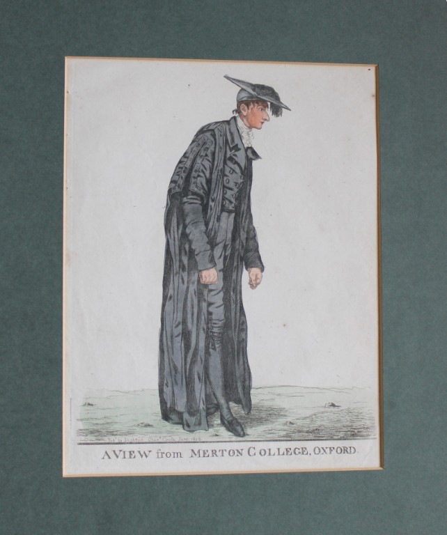 Robert Dighton - W Hartley, Merton College, Oxford 1808