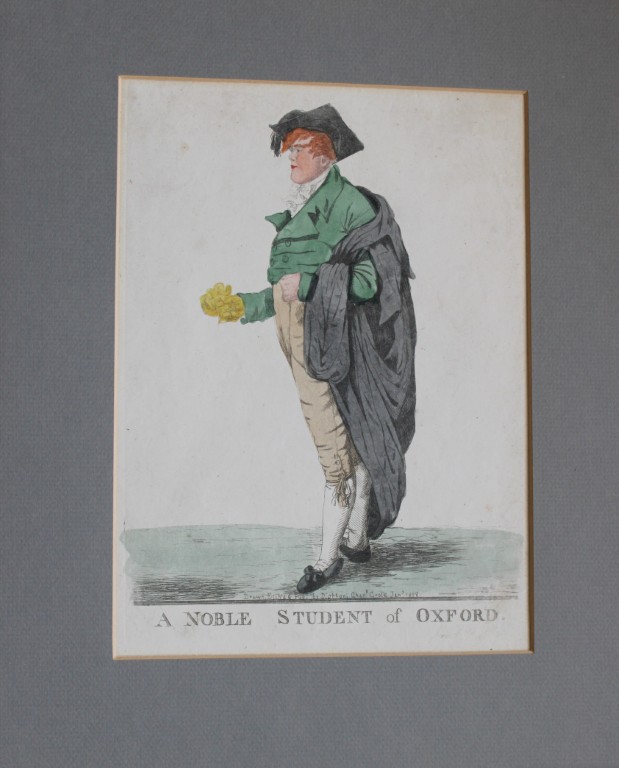 Robert Dighton - George Grenville, A Noble Student of Oxford 1808