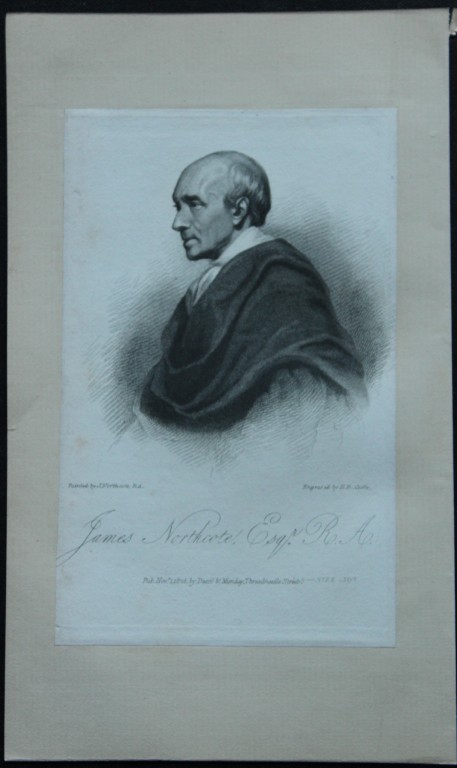 HR Cooke - Engraving of James Northcote 1826