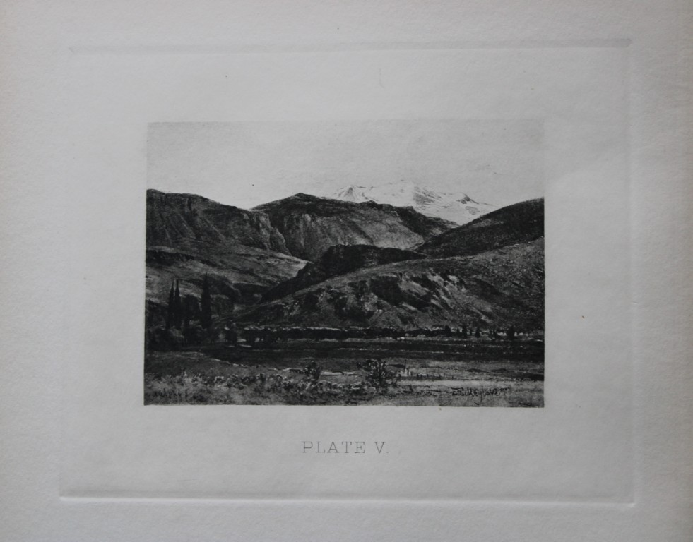 John Fulleylove 1897 - Etching of Delphi
