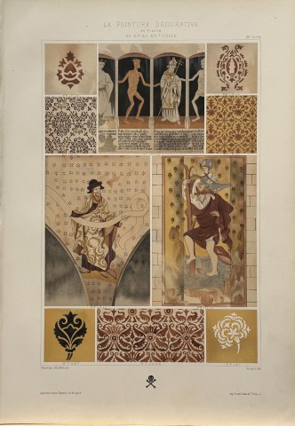 Gelis-Didot and Laffillee - Original decorative lithograph  1875