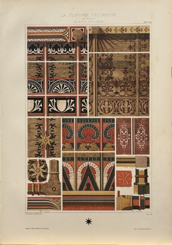 Gelis-Didot and Laffillee - Original decorative lithograph  1875
