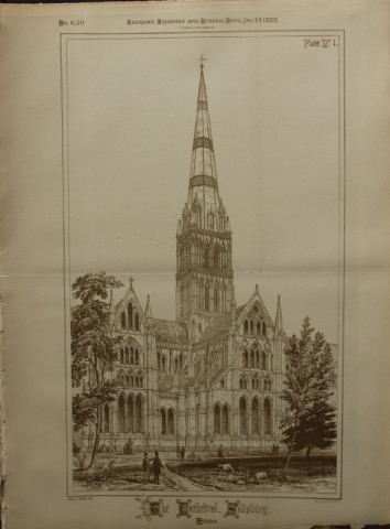 Charles Wickes - Salisbury Cathedral, Wiltshire 1888