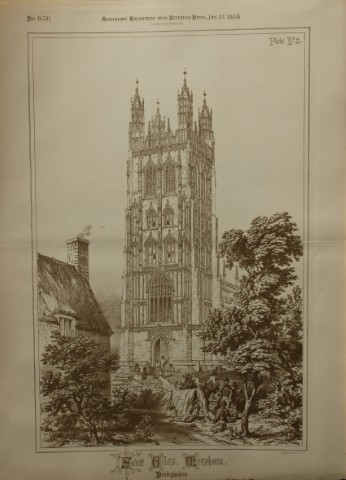 Charles Wickes - Wrexham Cathedral, Denbighshire 1888