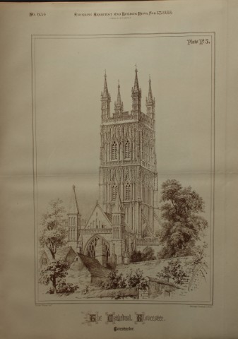 Charles Wickes - Gloucester Cathedral, Gloucestershire 1888