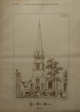 Charles Wickes - St Mary's, Bloxham, Oxfordshire 1888