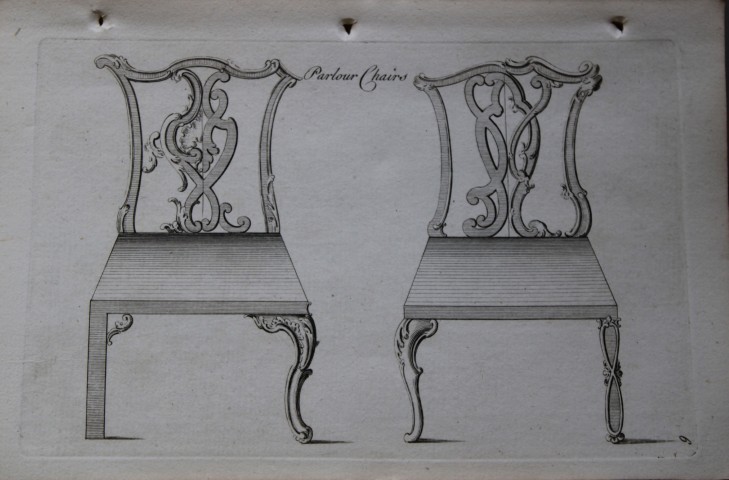 Manwaring - Engraving of Parlour Chairs 1765