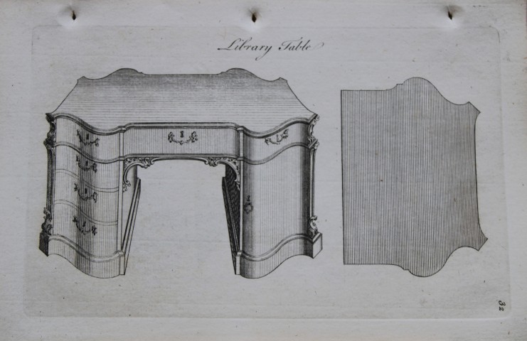 Society of Upholsterers - Library Table 1765