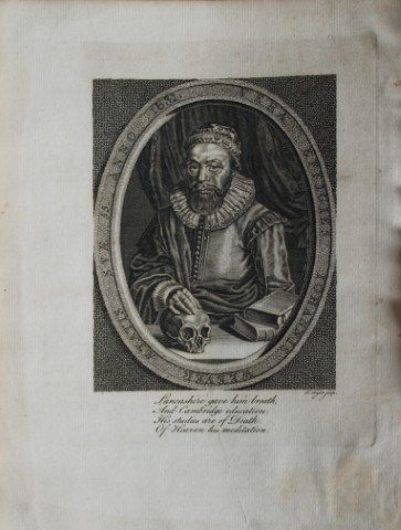J Taylor - Engraving of John Weever 1767