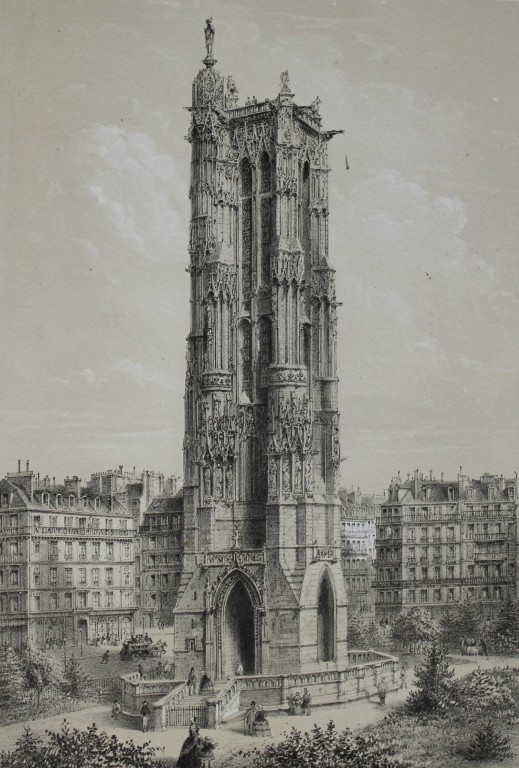 Charles Riviere - Tour St Jacques-la-Boucherie 1867