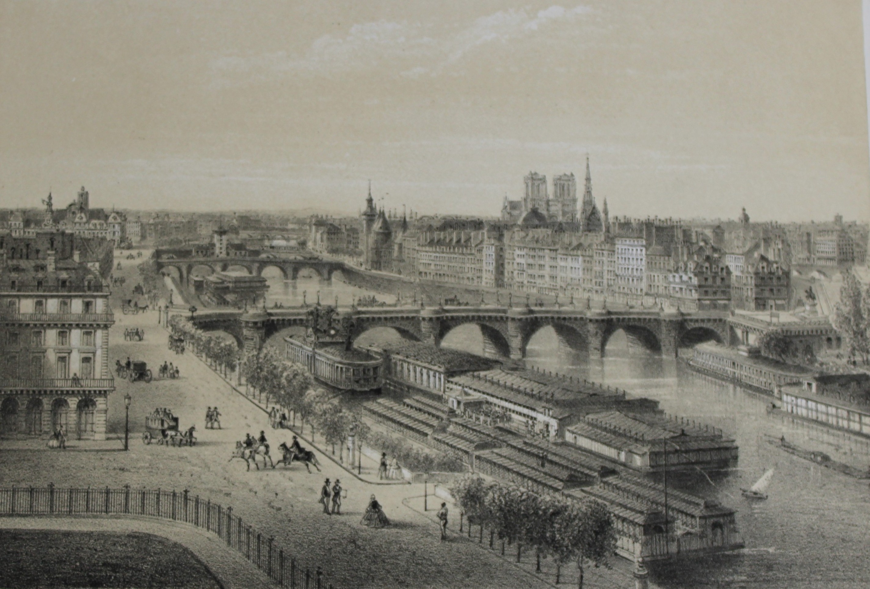 Charles Riviere - Panorama de la Seine 1867