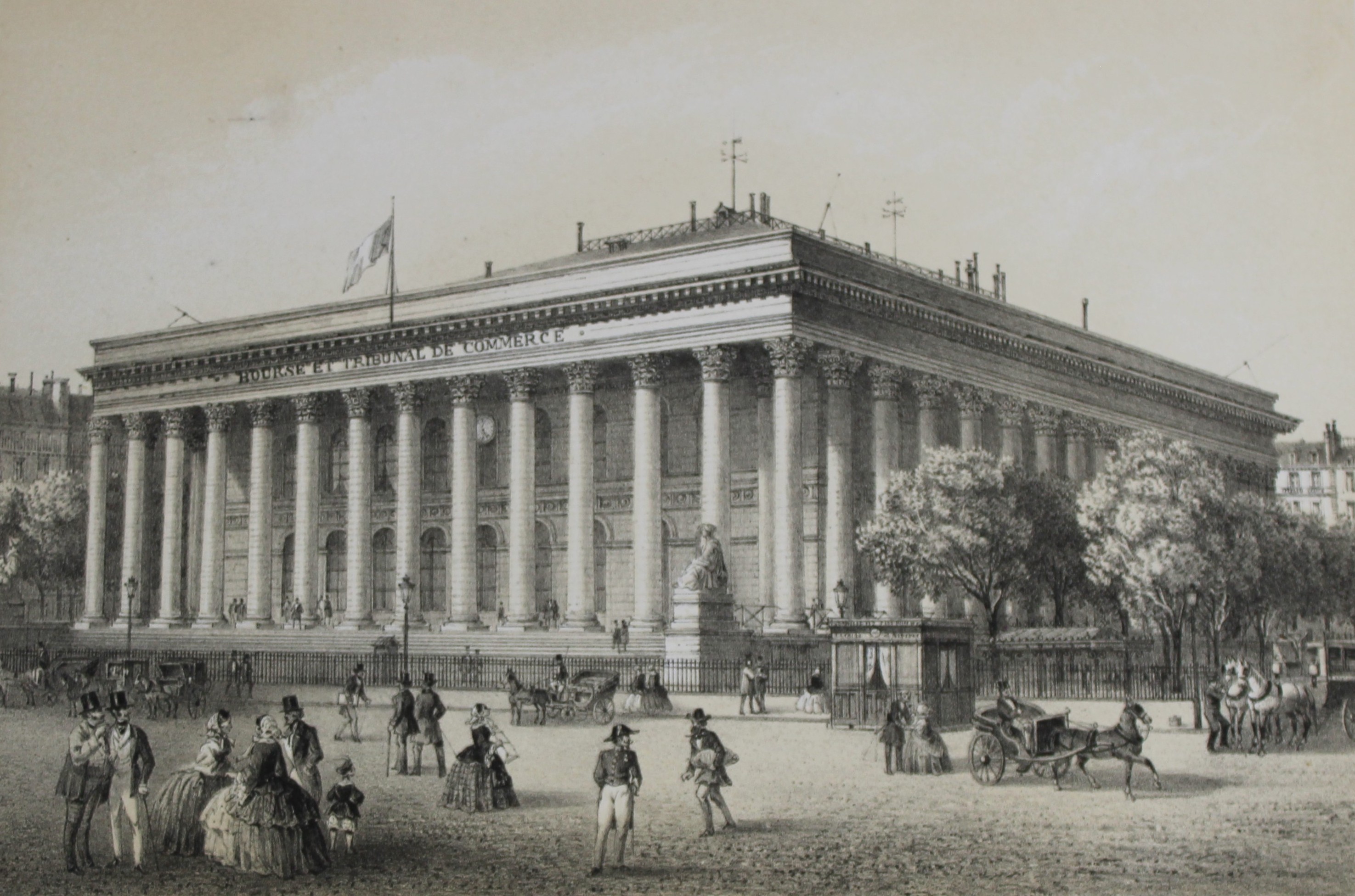 Charles Riviere - Palais de la Bourse 1867