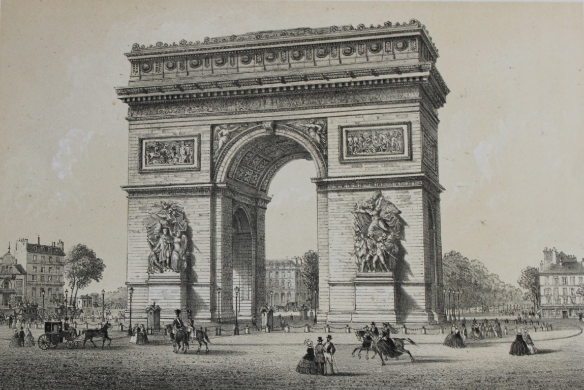 Charles Riviere - Arc de Triumphe de l'Etoile 1867