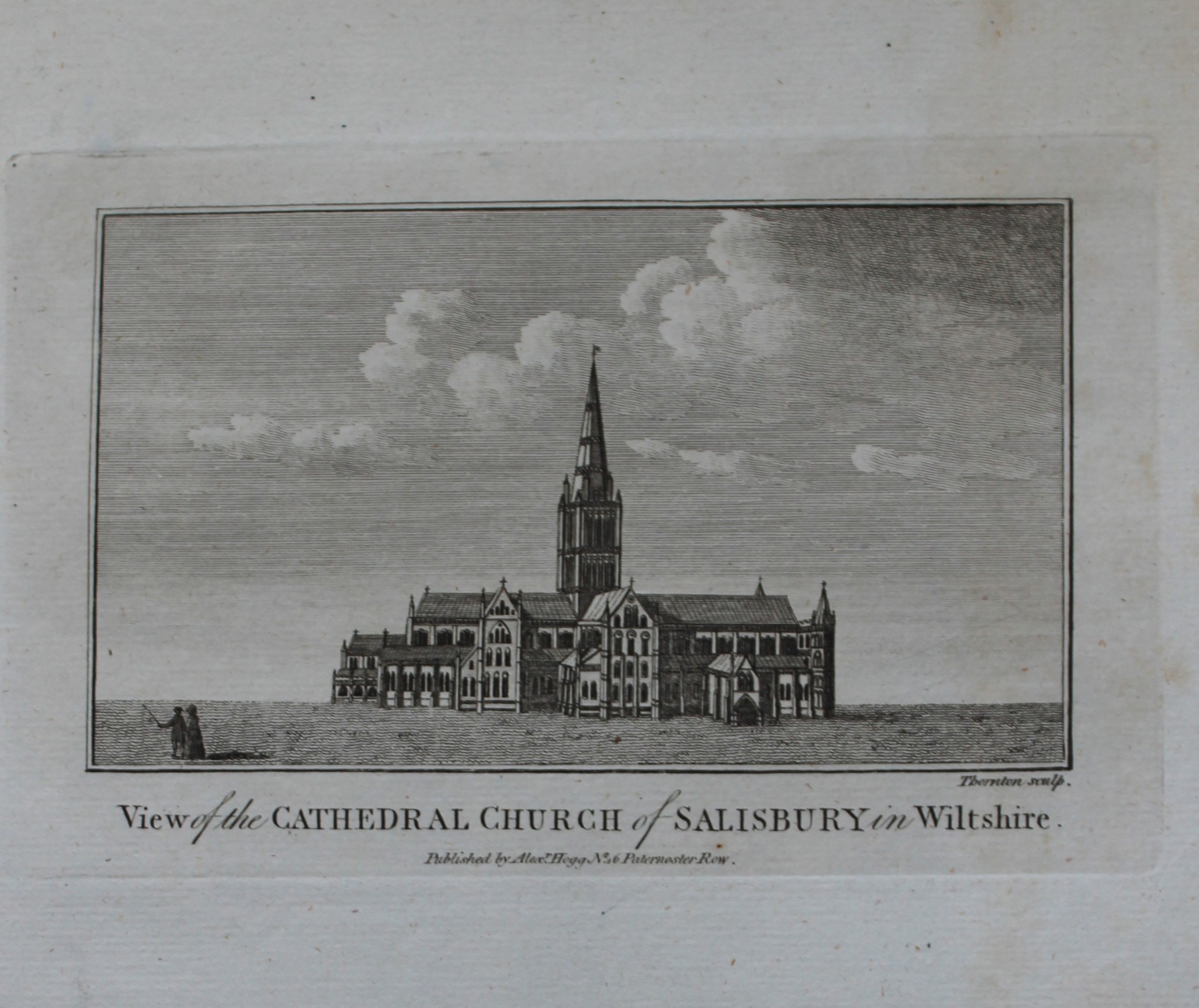 Alex Hogg -  Salisbury Cathedral, Wiltshire 1786