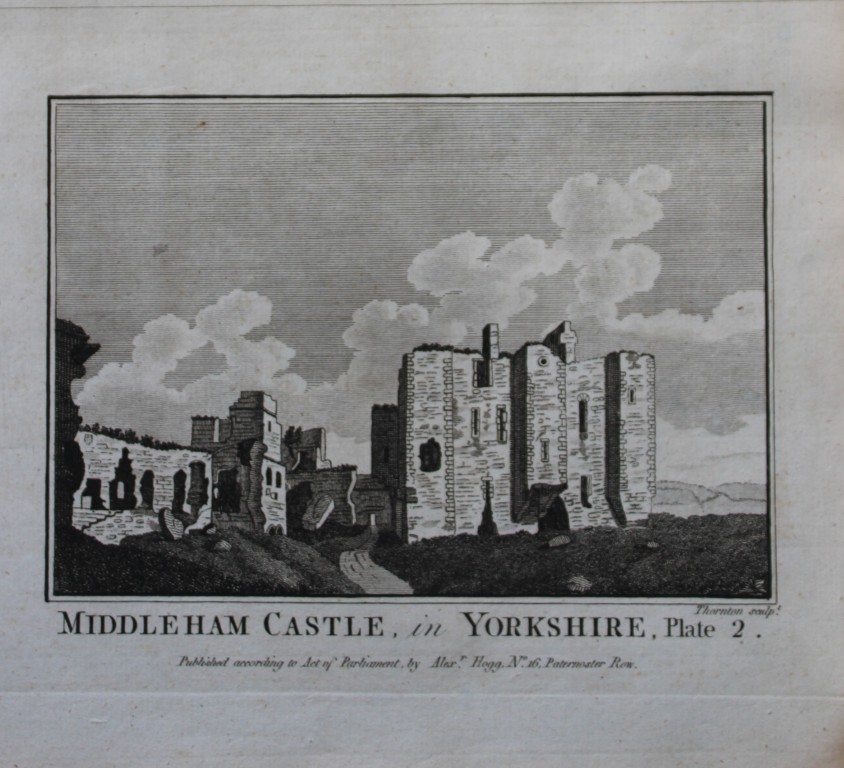 Alex Hogg - Middleham Castle, Yorkshire 1786