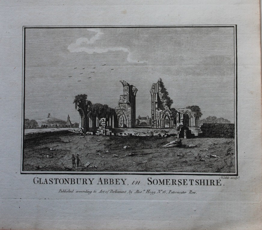 Alex Hogg -  Glastonbury Abbey, Somersetshire 1786