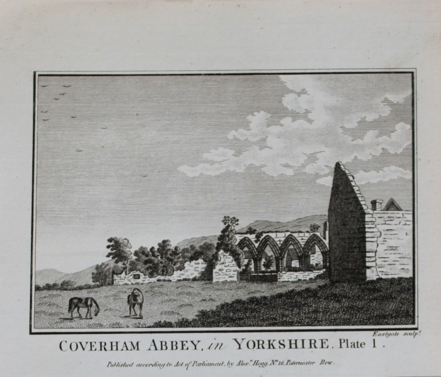 Alex Hogg -  Coverham Abbey, Yorkshire 1786