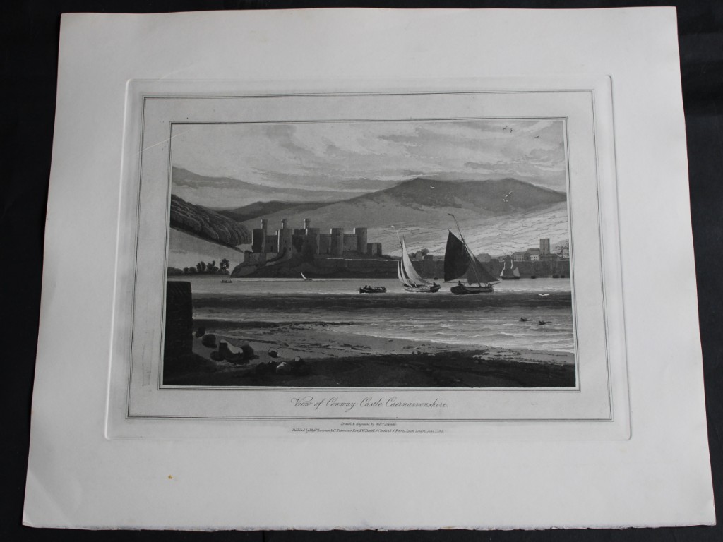 W Daniell - Conway Castle c1820
