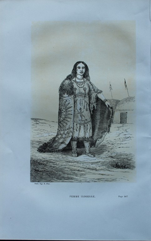 Abbe E Domenech - Female Native American 1860