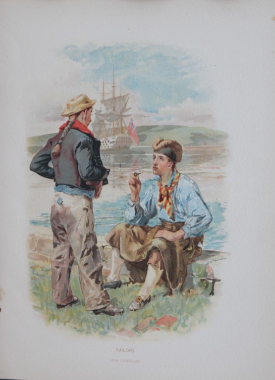 WC Symons - Sailors (18th Century) 1890
