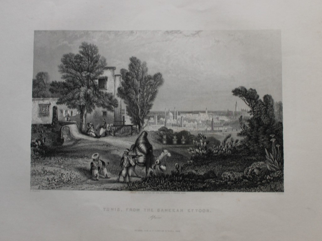 Rev Wright - Tunis, From the Saneeah Eftoor  1839
