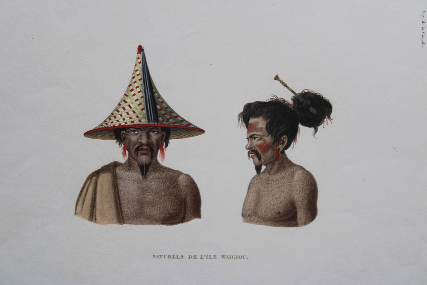 Duperrey - Native people of Waigeo Island 1826