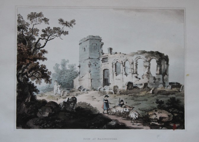 de Loutherbourg - Aquatint of Chigwell Row, Essex 1805