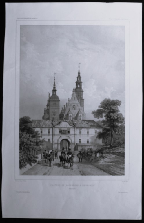 Bayot - Rosenborg Castle in Copenhagen 1842