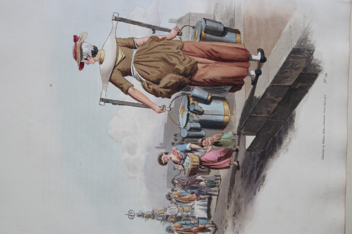 Milk Woman by WH Pyne 1808
