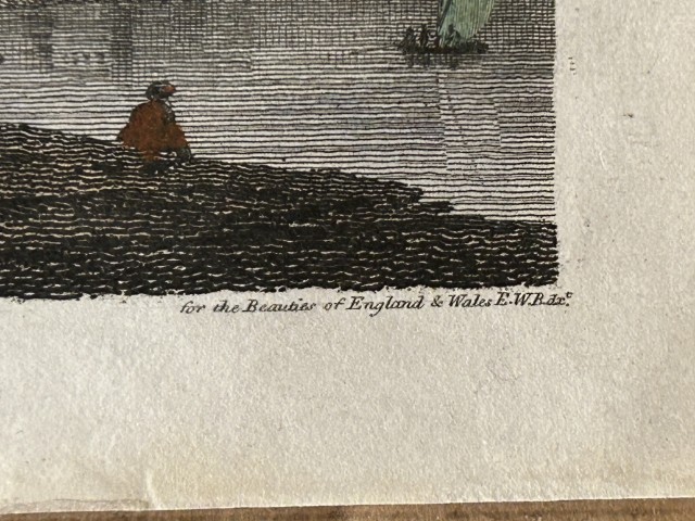 F Nicholson - St Vincent's Rock, Gloucestershire engraved by J Storer 1806