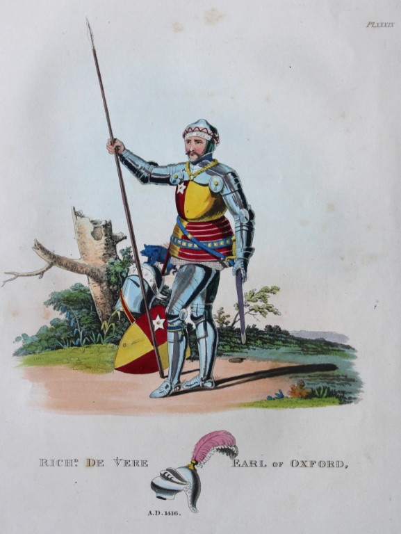 Richard de Vere Earl of Oxford by Samuel Meyrick 1842