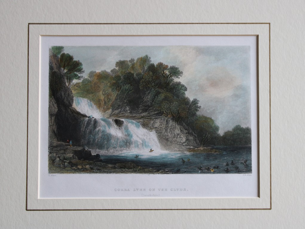 Thomas Allom -  Corra Lynn on the Clyde engraved by JB Allan 1837