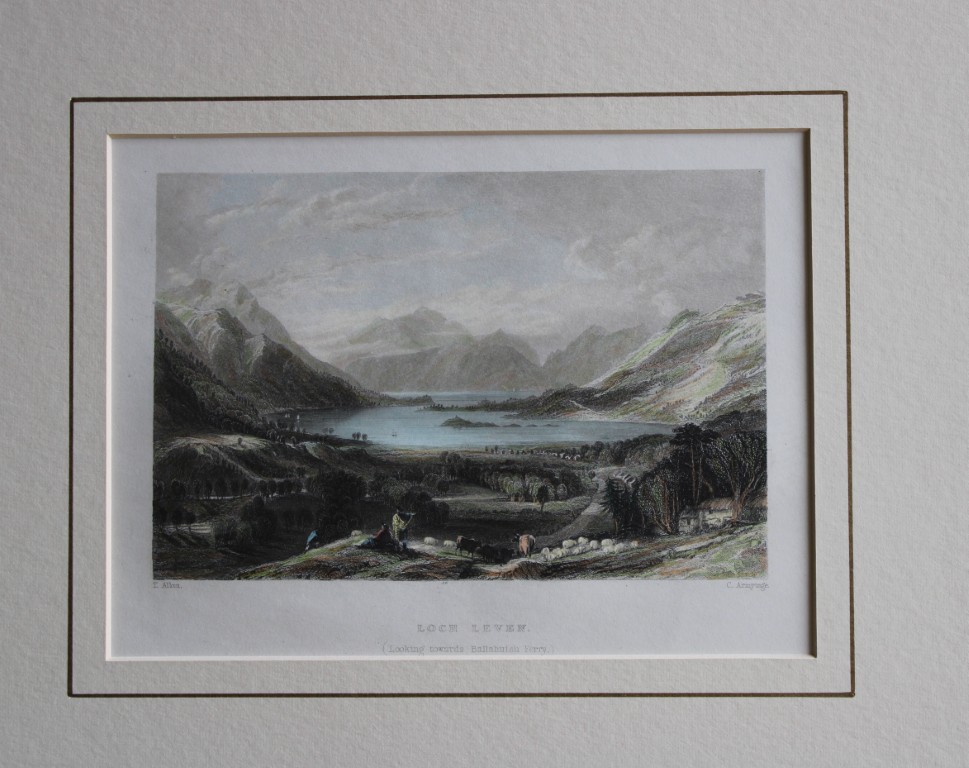 Thomas Allom - Loch Leven engraved by C Armytage 1837