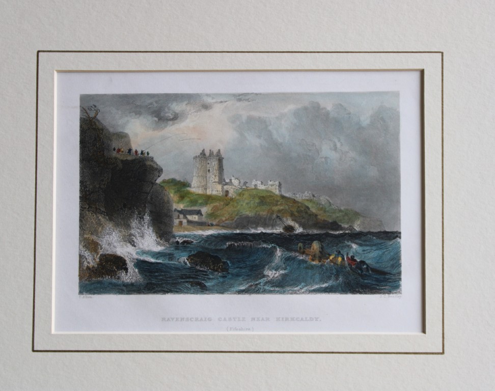Thomas Allom - Ravenscraig Castle engraved by JC Bentley 1837