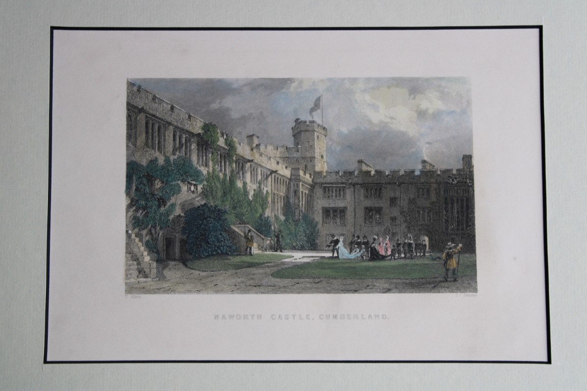 Thomas Allom -  Haworth Castle, Cumberland engraved by JC Bentley 1834