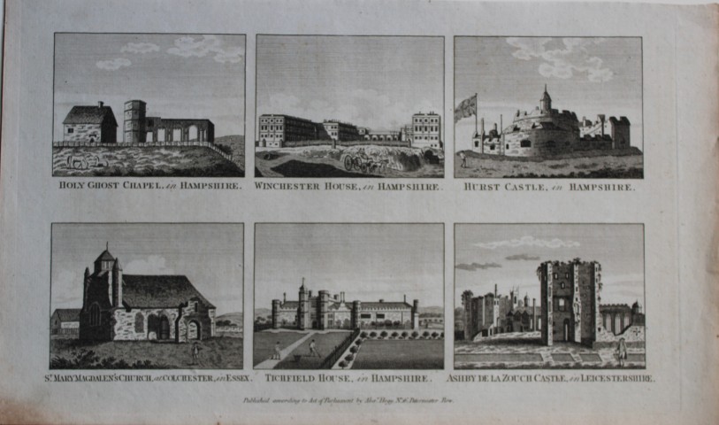 Alex Hogg - Castles and Churches in England 1786