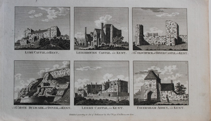 Alex Hogg - Castles and Abbeys in England 1786