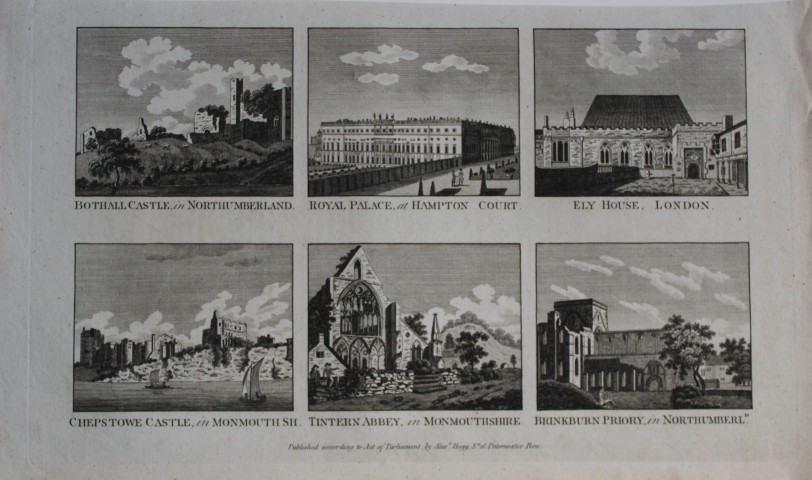 Alex Hogg - Castles, Abbey and Palace in England 1786