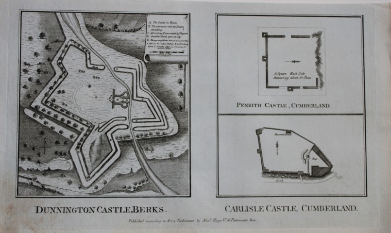 Alex Hogg - Plans of Castles in England 1786